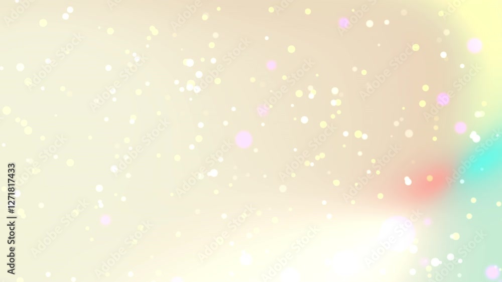 Poster soft pastel abstract bokeh background animation - looping motion graphics