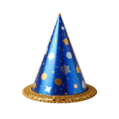 Fototapeta premium Photo of party hat isolated on transparent background 
