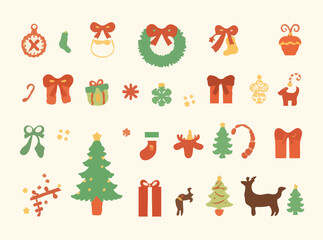 Festive Christmas Vector Elements Collection