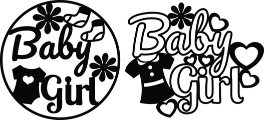 Baby Girl SVG