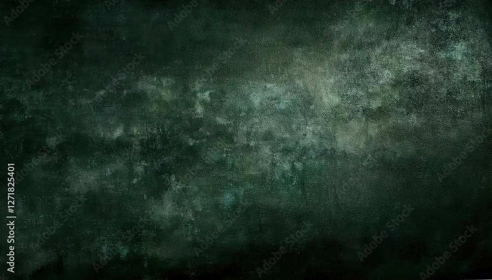 Leinwandbilder dark green textured grunge background with abstract patterns for design, graphic, and artistic use