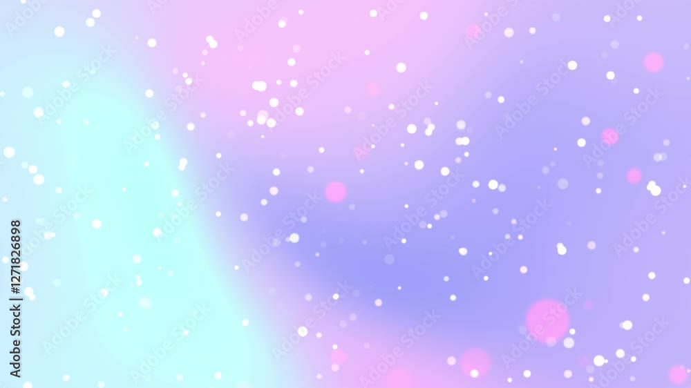 Poster dreamy pastel bokeh background animation - looping motion graphics