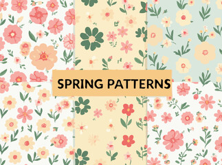 Spring Floral Patterns for Seasonal Projects