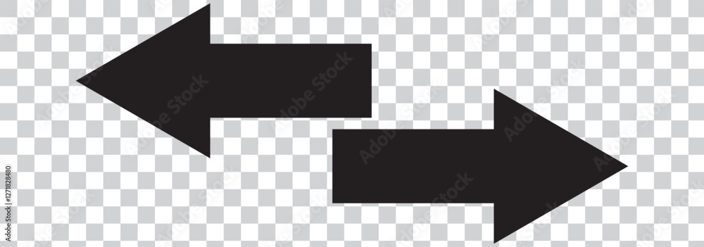 Poster arrows data transfer icon, exchange arrow icons - swap icon with two arrows