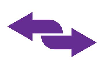 Arrows data transfer icon, exchange arrow icons - Swap icon with two arrows