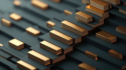 Ascending success a golden staircase of education inspiring growth and knowledge enchanting library creative perspective