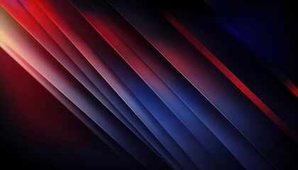 Obraz premium abstract modern red and blue geometric lines with metallic accents, gradient texture and dynamic shapes