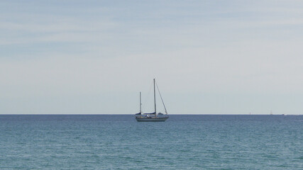 Fototapeta premium bateaux en mer méditerranée, La Ciotat.