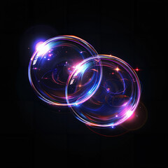 A circle with the glow quot in the dark