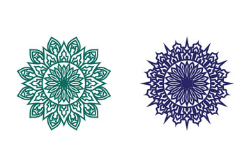 Obraz premium Mandala pattern in applied desgin