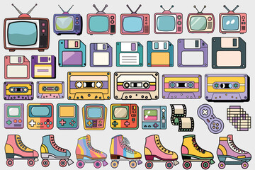 Retro 80s and 90s Vibes