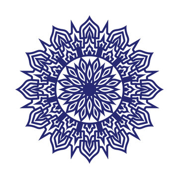 Ornament beautiful card calar mndala desgin