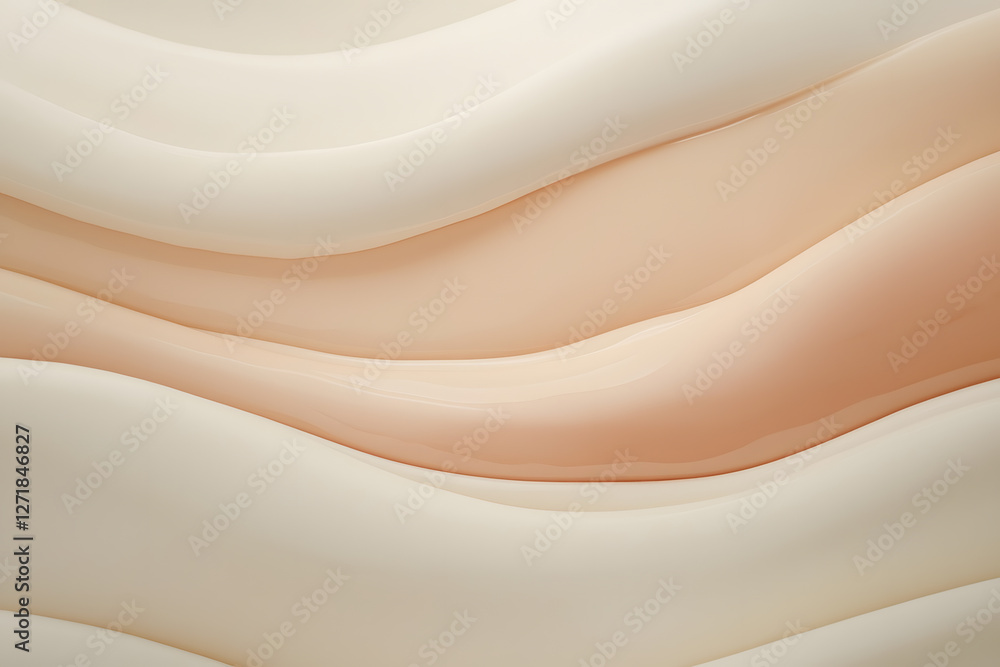 Poster elegant flowing textures artwork abstract design soft tones close-up view fluidity concept for moder