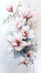 Elegant Magnolia Blooms