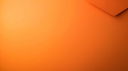 Abstract Orange Gradient Background with Geometric Shapes
