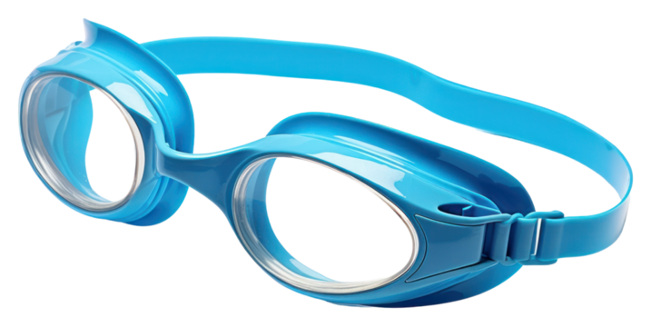 PNG Blue swimming goggle transparent goggles swimming goggles. - Powered by Adobe
