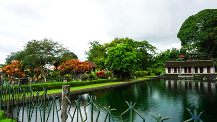 Fototapeta premium Water Palace Tirta Ganga in Bali Island at Indonesia