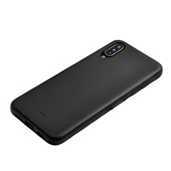 Sleek Black Phone Case - Minimalist Design isolated on transparent background