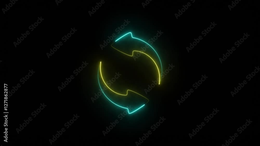 Poster left and right turning directional road arrow. turn arrow icon vector in trendy flat style. share ar