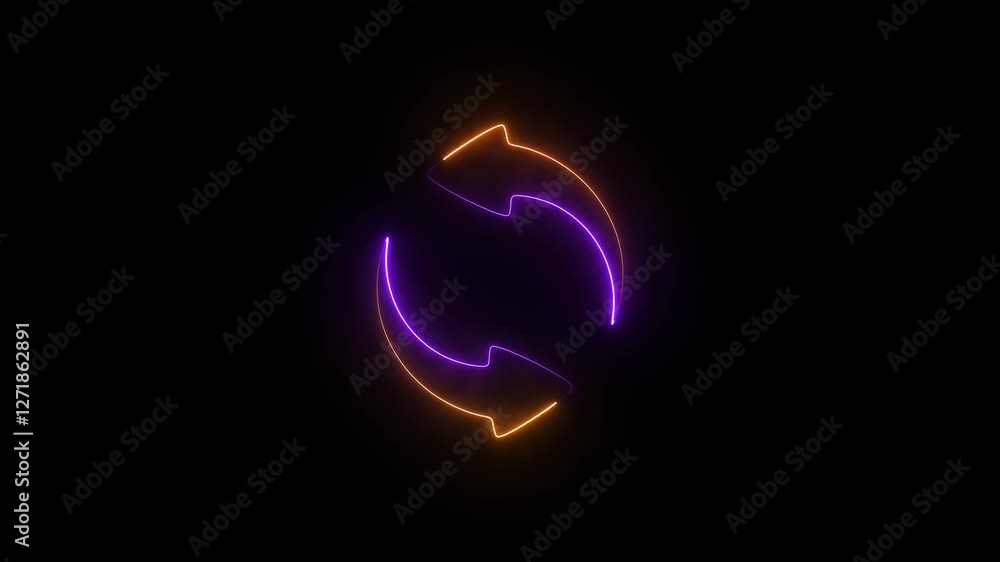 Poster left and right turning directional road arrow. turn arrow icon vector in trendy flat style. share ar