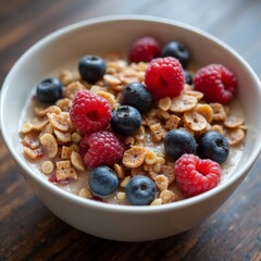 muesli with berries