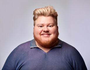 Obraz premium portrait of a overweight businessman