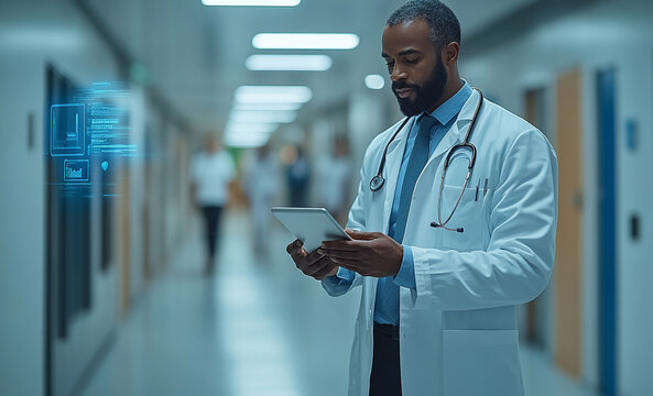 Vigilantly monitoring his patient's vitals