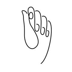 logo nail hand