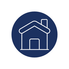 Home icon vector stock illustration
