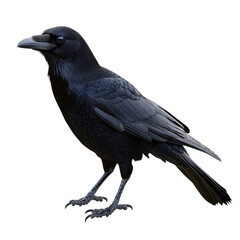 Majestic Black Raven: An Enigmatic Avian Beauty