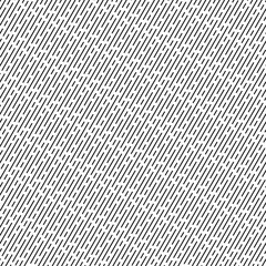 Dashed line pattern with striped background and seamless texture. Short lines creating a minimal, modern design. Perfect for backgrounds and textiles.