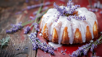 Lavender Iced Bundt Cake: A Sweet and Elegant Dessert