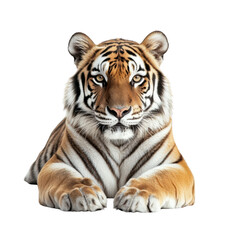Fototapeta premium Majestic Tiger: A Portrait of Beauty and Strength