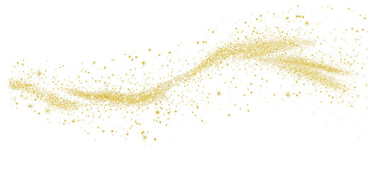 Glittering gold stars, dust trail explosion, golden sparkle effect, transparent PNG, magical burst, shimmering particles, cosmic dust, luminous stardust, vibrant explosion © aura studio