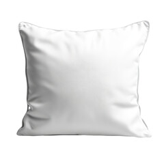 Minimalist White Pillow for Modern Interiors on white background