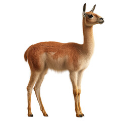 Realistic Illustration of a South American Guanaco