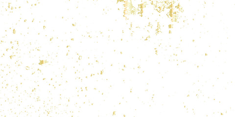 Doted and confetti golden glitter on transparent background. Shiny glittering dust. Gold glitter sparkle confetti that floats down falling. Vector illustration.