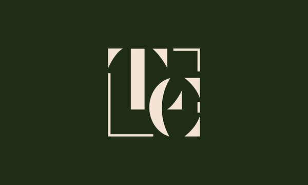 TLC monogram logo design