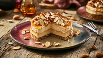 Caramel Almond Cheesecake: A Sweet Indulgence