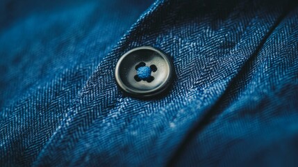 Shirt button close up
