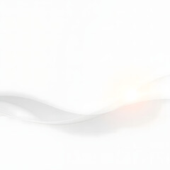 Abstract white vector waves create a light and airy design