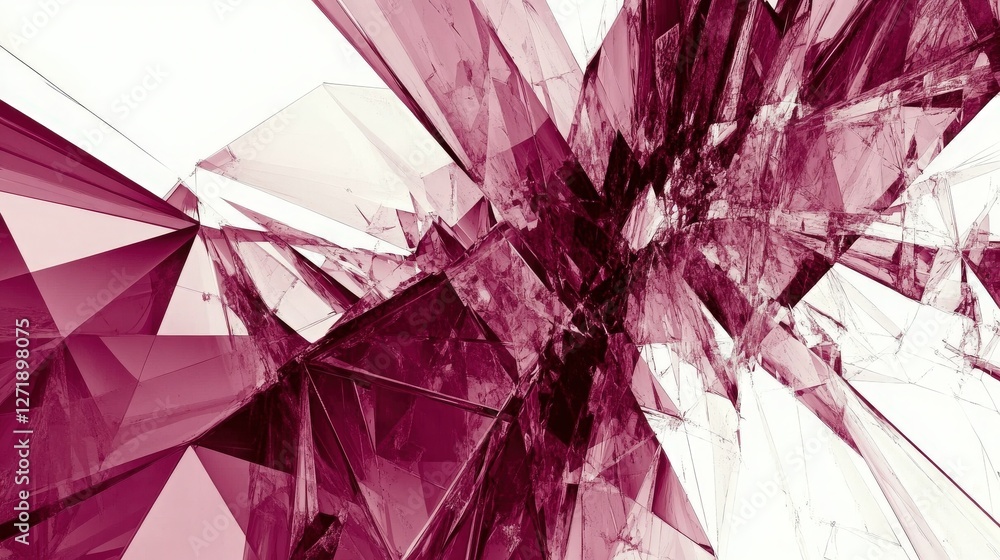 Poster rose geometric abstract geometric abstract background featuring a dynamic composition of smashing sh