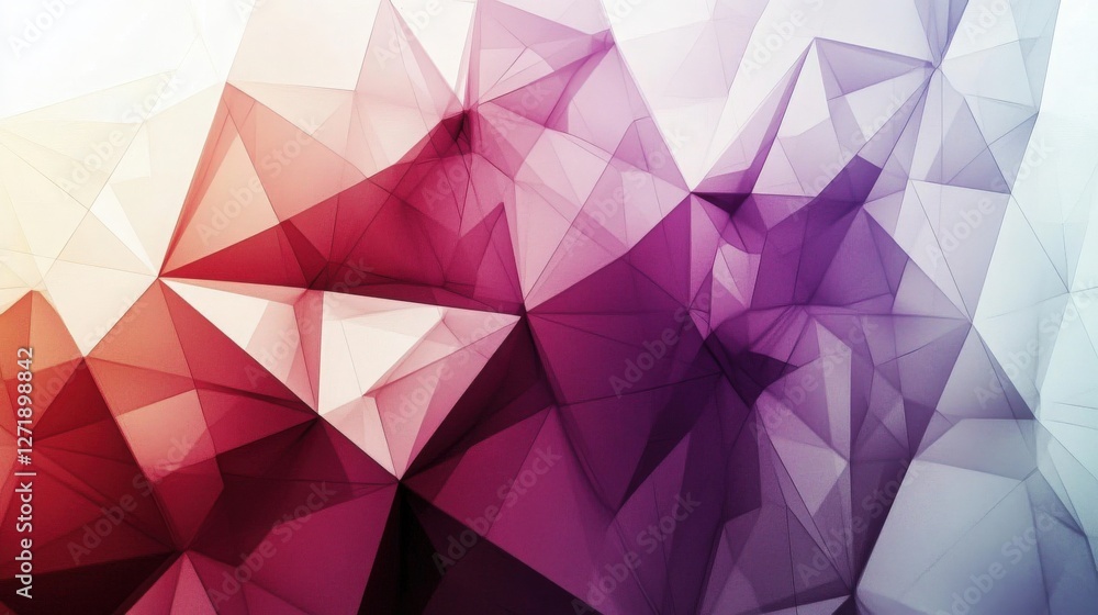 Poster geometric smashing shapes abstract background featuring geometrical, smashing shapes and lines in vi