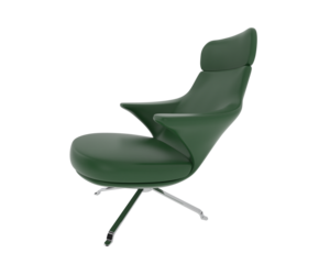 Armchair isolated on background. 3d rendering - illustration