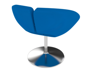 Armchair isolated on background. 3d rendering - illustration