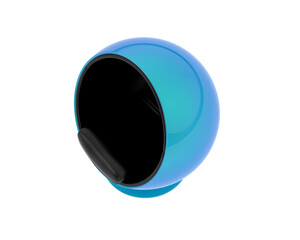 Modern Swivel Chair isolated on background. 3d rendering - illustration