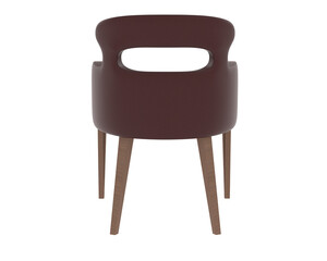 Armchair isolated on background. 3d rendering - illustration