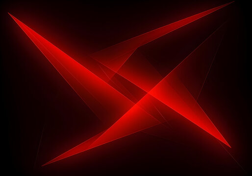 Glow color red fiery shadow light triangles lines agonal gradient shape geometric effect 3d design background modern abstract red black. Vibrant red fiery shadow light casts an agonal gradient shape