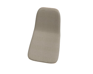 Armchair isolated on background. 3d rendering - illustration