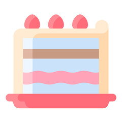 Plate cake